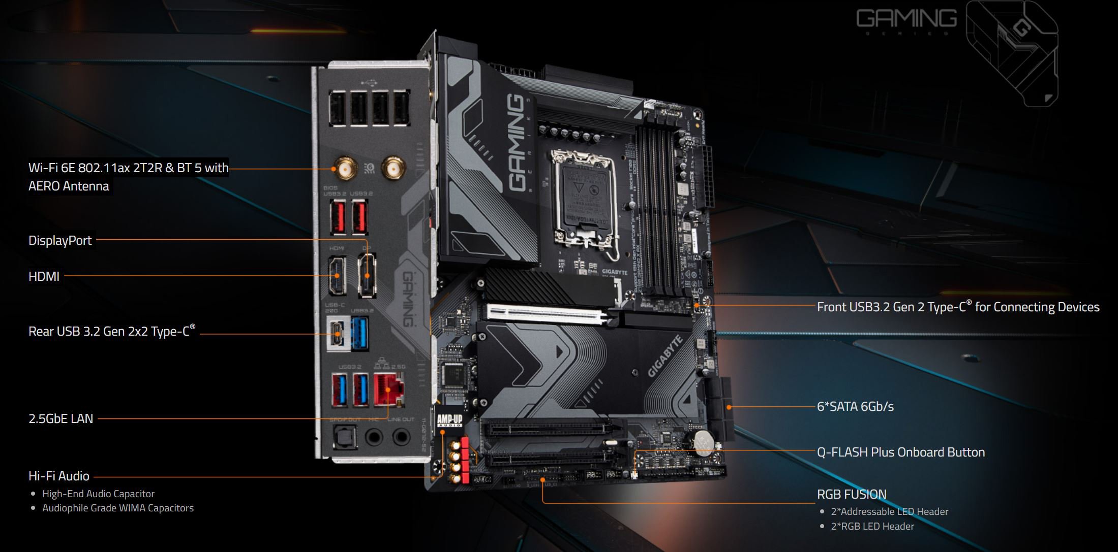 GIGABYTE B650 AORUS ELITE AX Motherboard